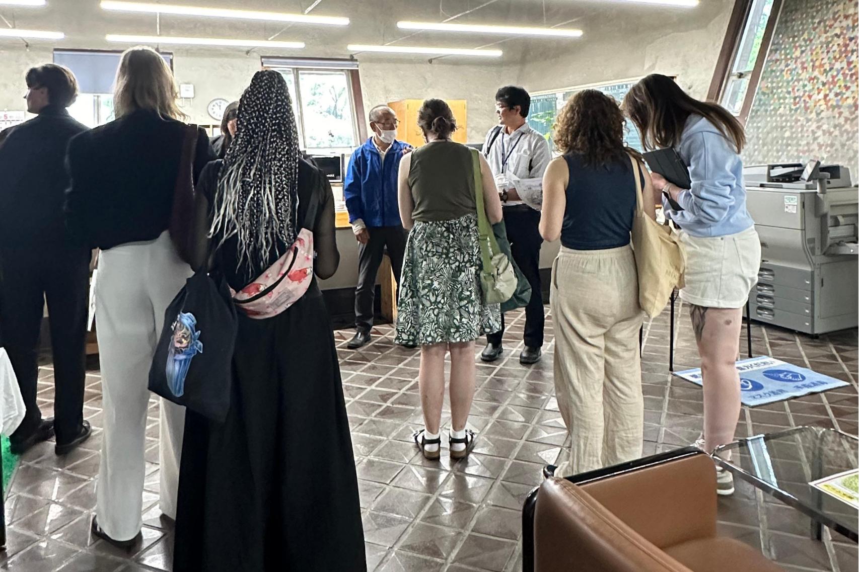 German students architects' works tour